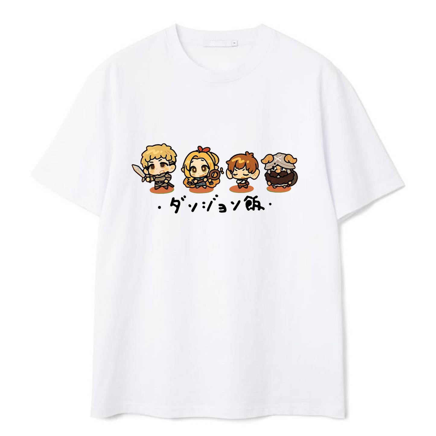 Anime Delicious in Dungeon Marcille Merchandise Short Sleeve T-shirts