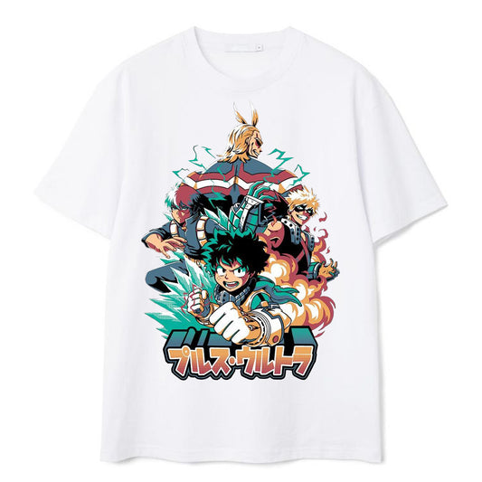My Hero Academia T-shirt Short Sleeve Casual TEE Cosplay Summer Tops