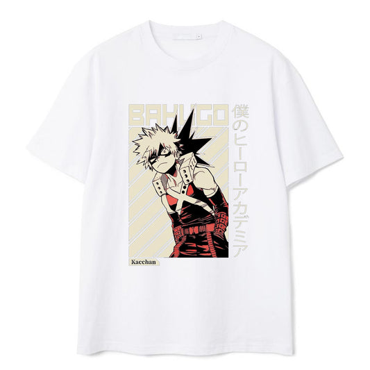 T-Shirt en coton Bakugo Katsuki My Hero Academia