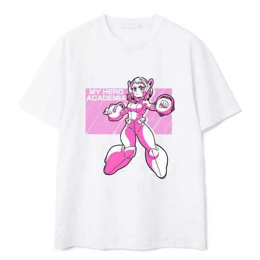 My Hero Academia Season 6 Character Grid Crew Neck Short Sleeve Black Tee