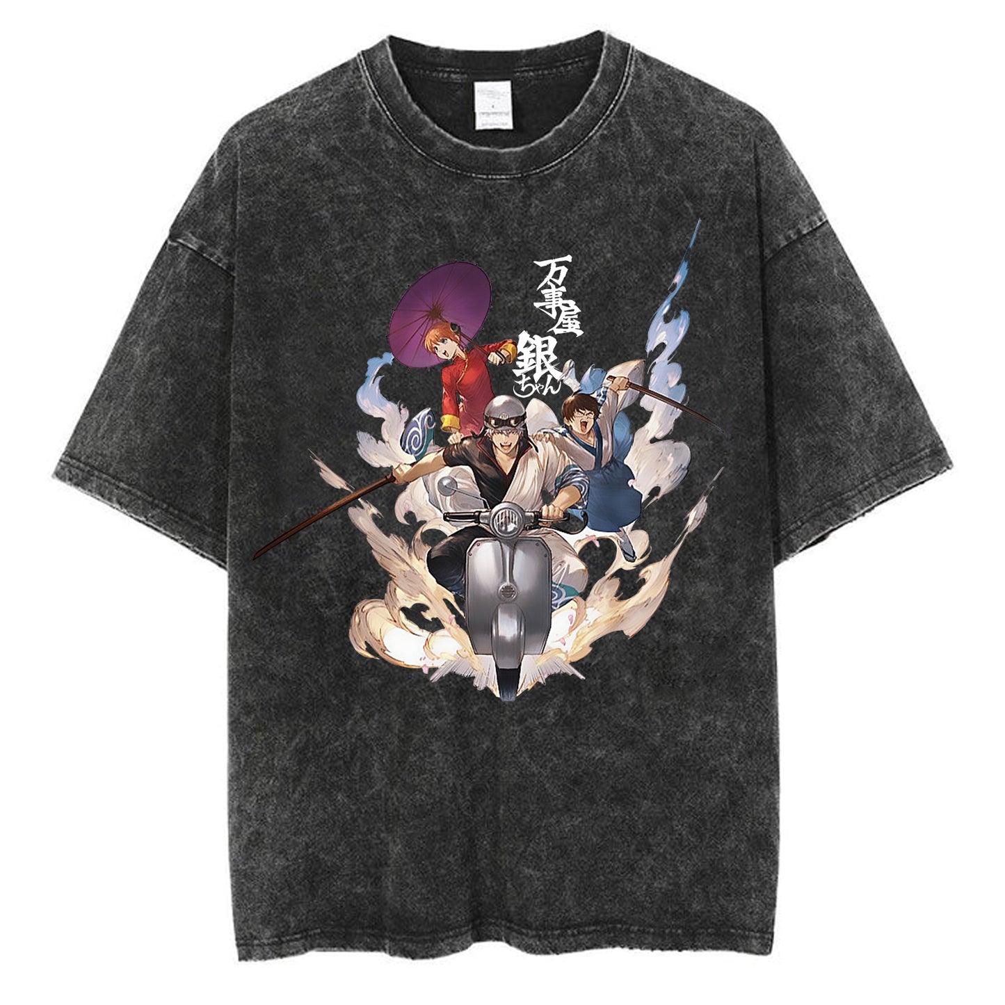 Manga Gintama T-Shirts Gintoki Sakata Top