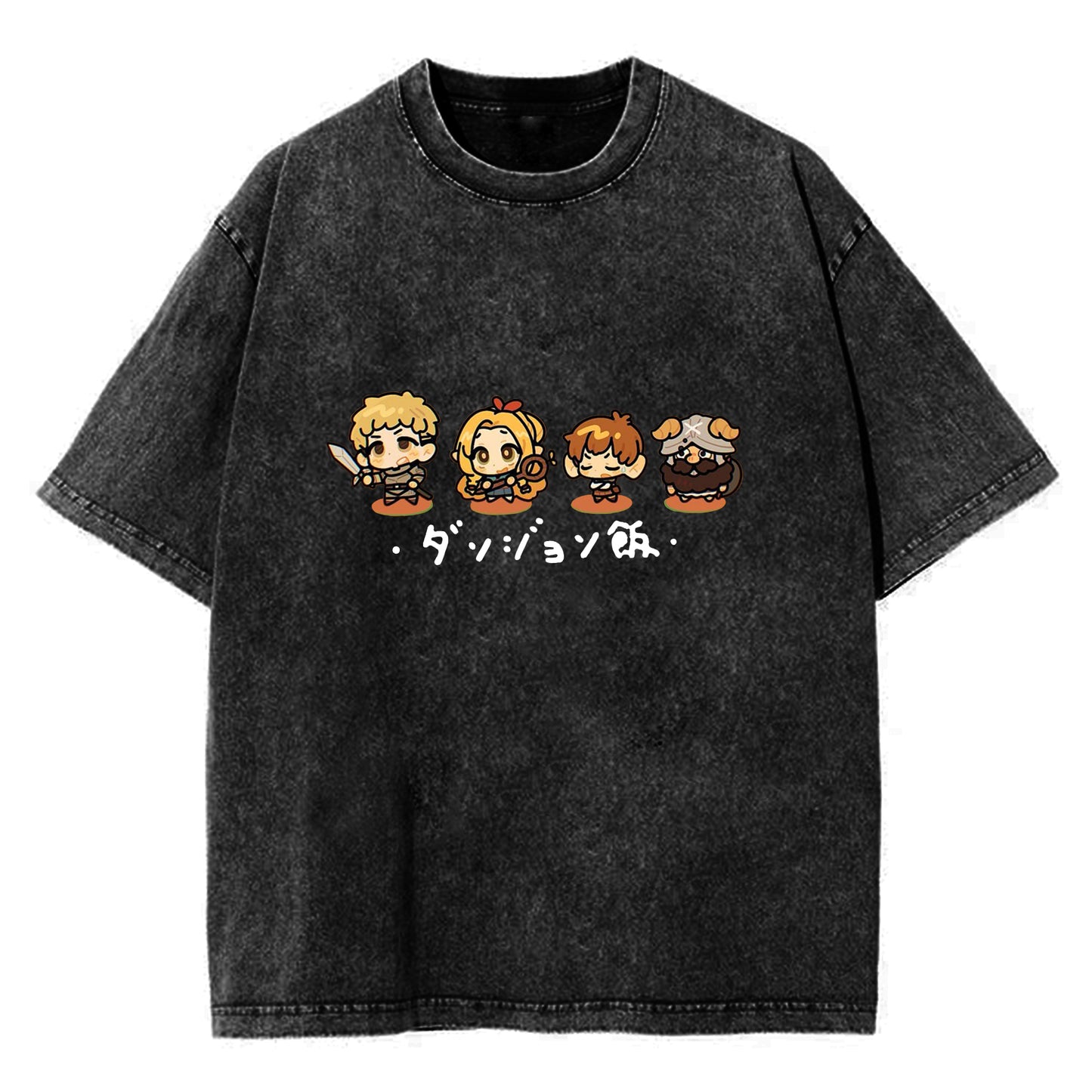 Anime Delicious in Dungeon Marcille Merchandise Short Sleeve T-shirts