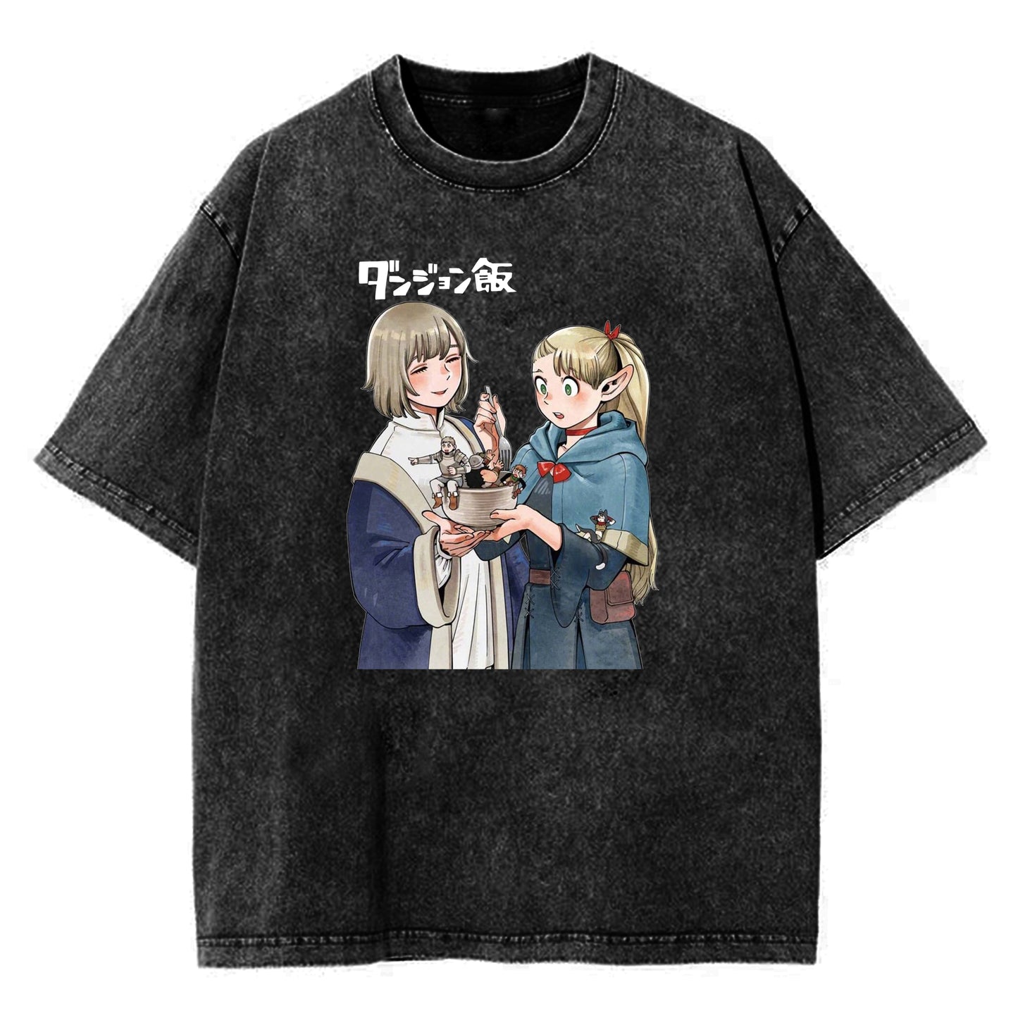 Anime Delicious in Dungeon Marcille Merchandise Summer T-shirts