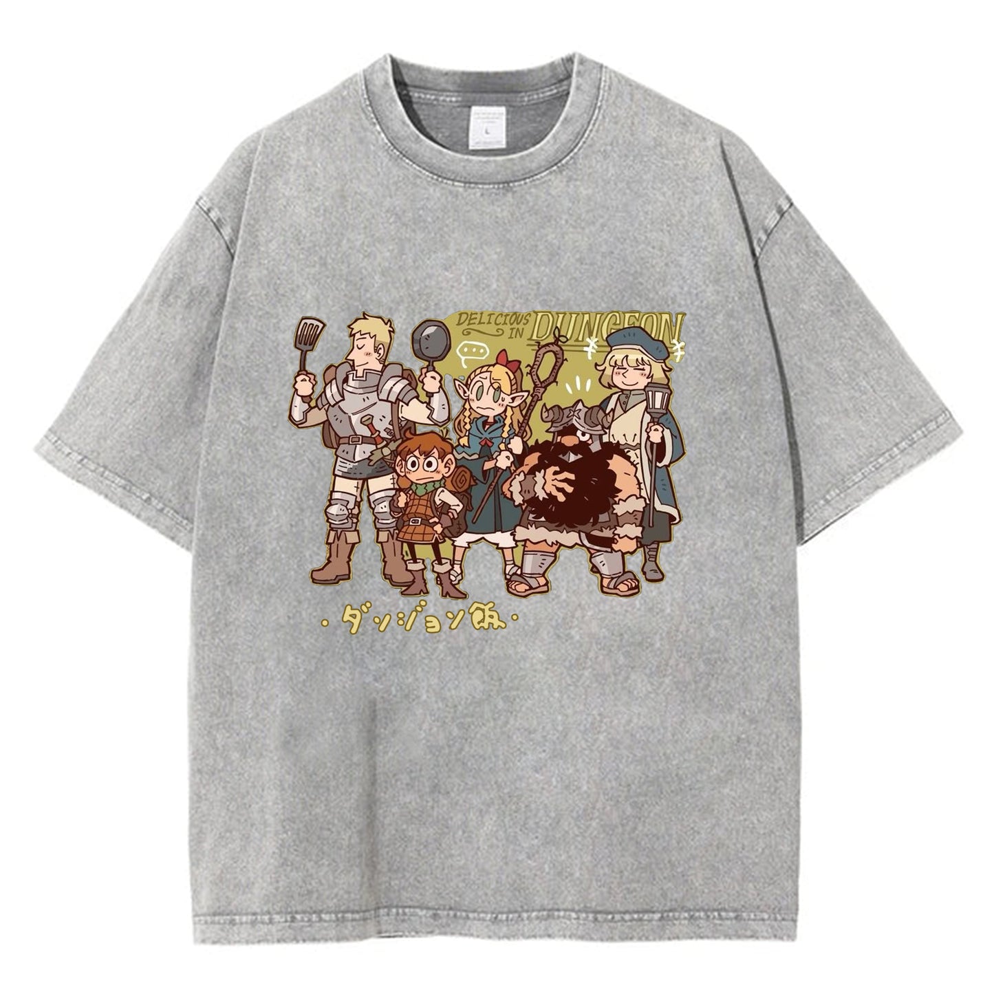 Dungeon Party Ready - Delicious in Dungeon Short Sleeve T-Shirt