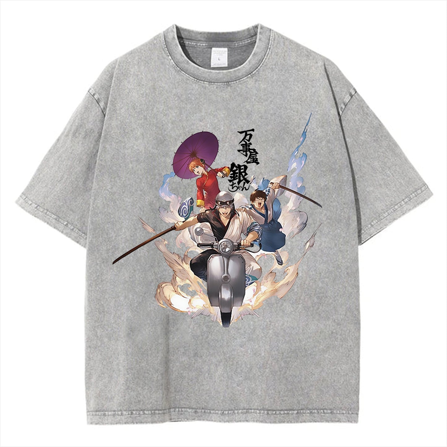 Manga Gintama T-Shirts Gintoki Sakata Top