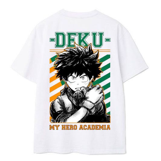 My Hero Academia - Izuku Midoriya Face - White T-Shirt