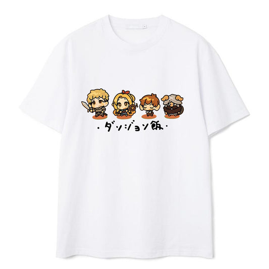 Anime Delicious in Dungeon Marcille Merchandise Short Sleeve T-shirts