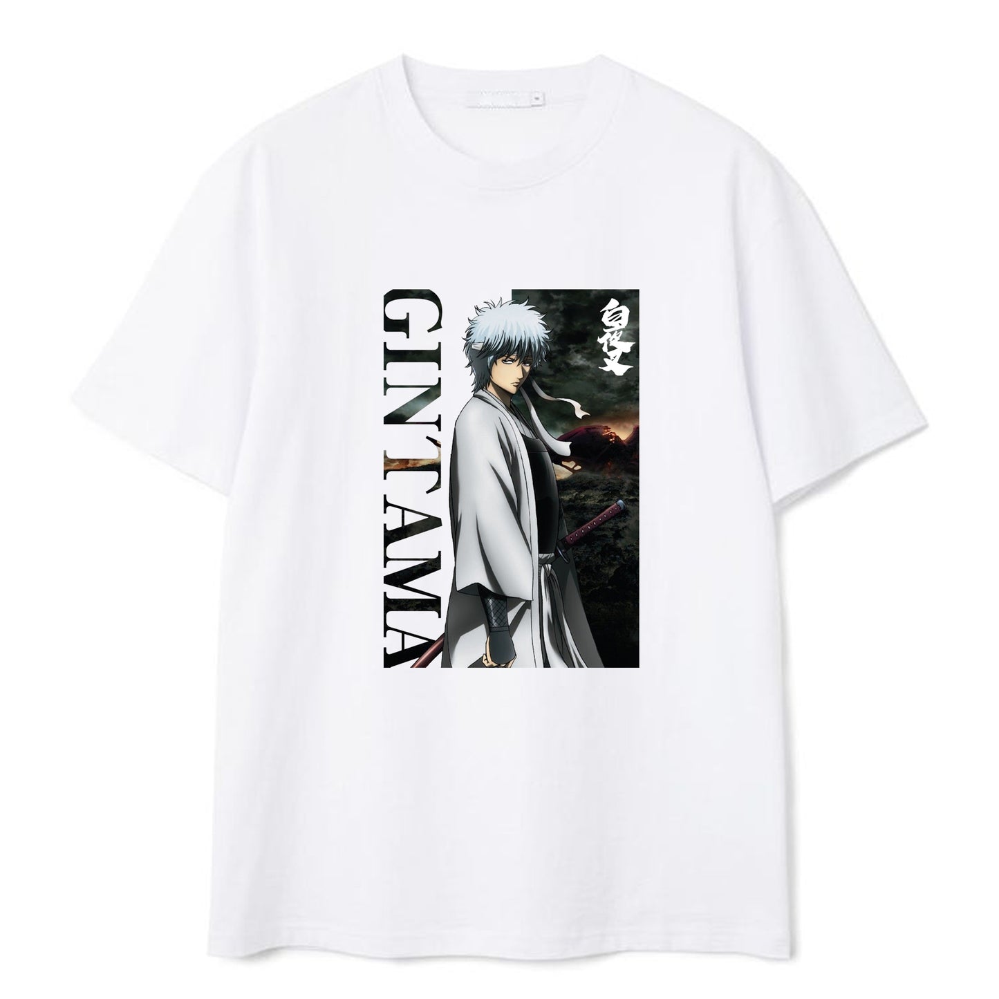 Gintamas - Personalized short sleeve t-shirt for men, fashionable graphic t-shirts, cool casual t-shirts