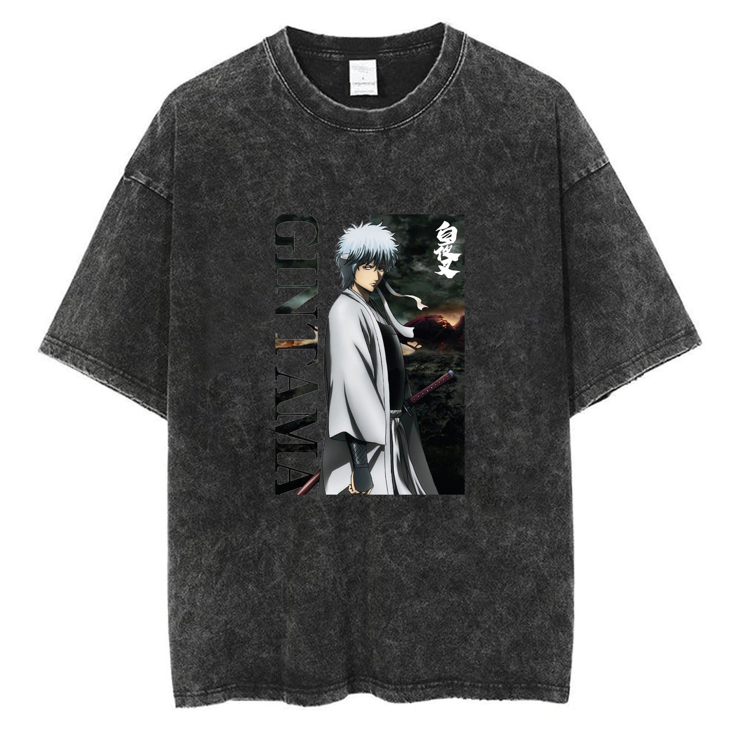 Gintamas - Personalized short sleeve t-shirt for men, fashionable graphic t-shirts, cool casual t-shirts