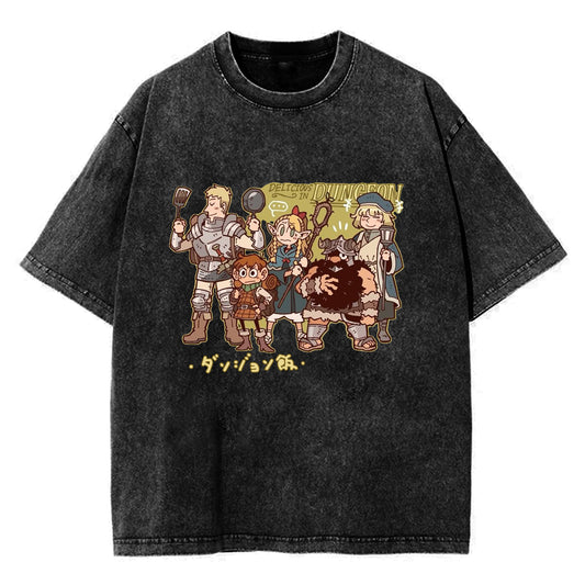 Dungeon Party Ready - Delicious in Dungeon Short Sleeve T-Shirt