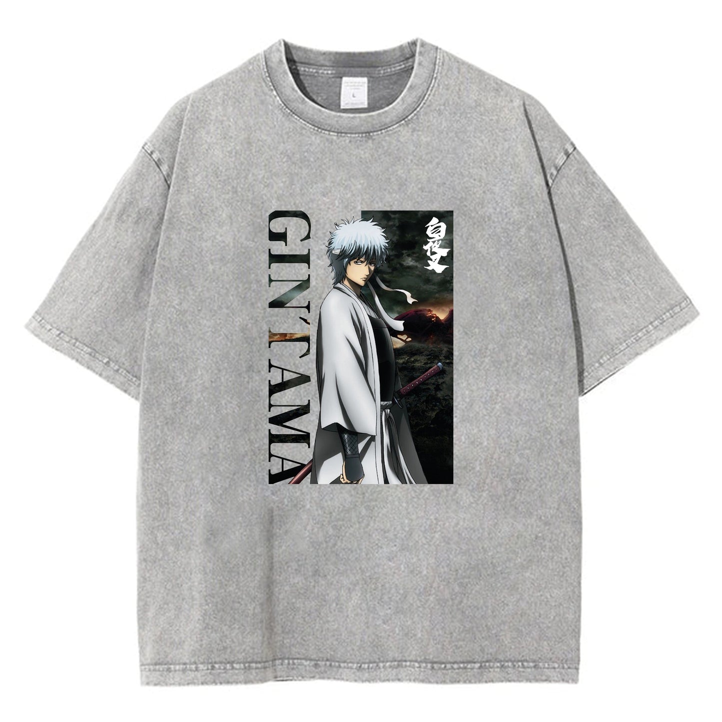 Gintamas - Personalized short sleeve t-shirt for men, fashionable graphic t-shirts, cool casual t-shirts