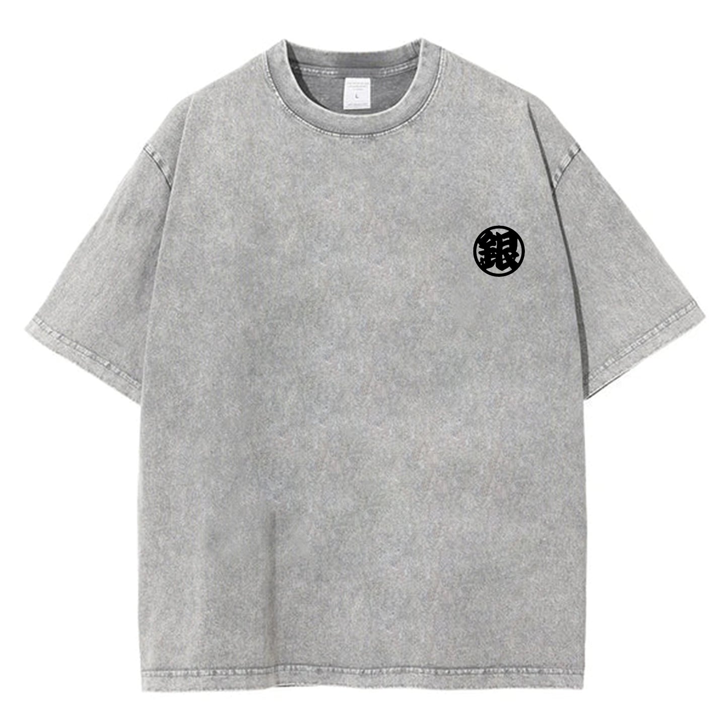 Gintamas Shirt Men's Printed Short Sleeve Tops Crew Neck T-Shirt